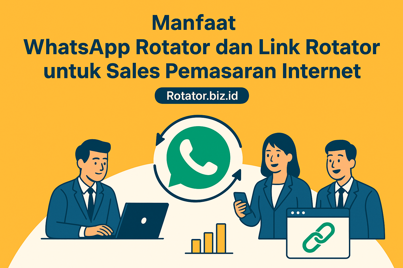 WhatsApp Rotator dan Link Rotator untuk Sales & Pemasaran
