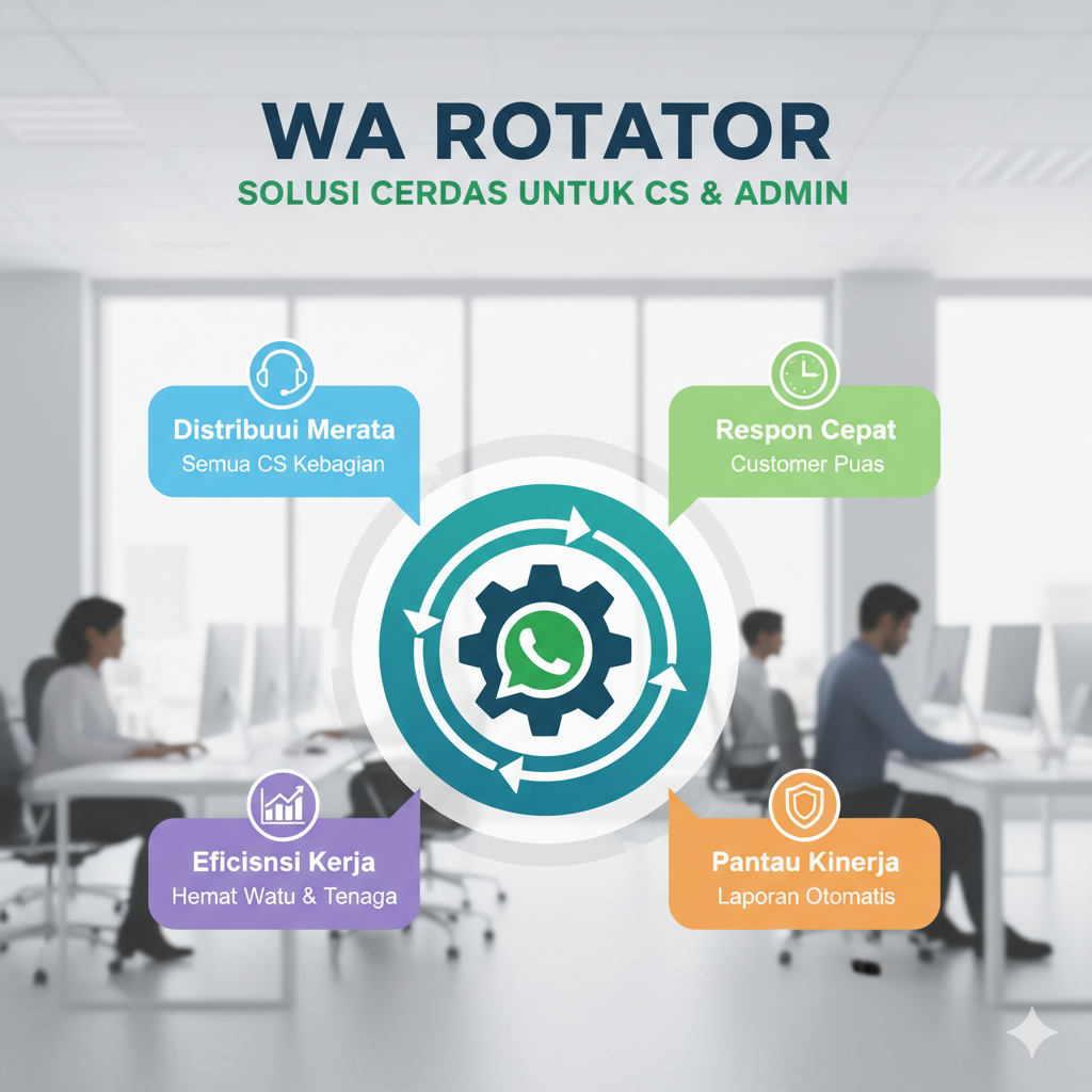 Manfaat WA Rotator untuk CS & Admin