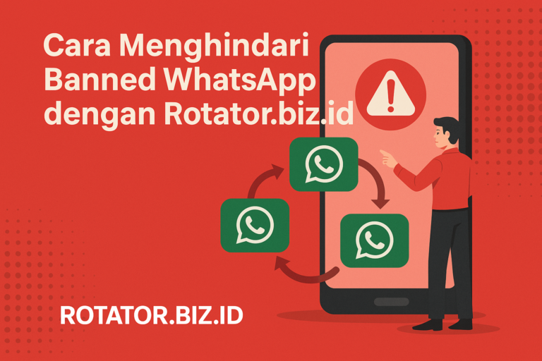Cara Menghindari Banned WhatsApp dengan Rotator.biz.id