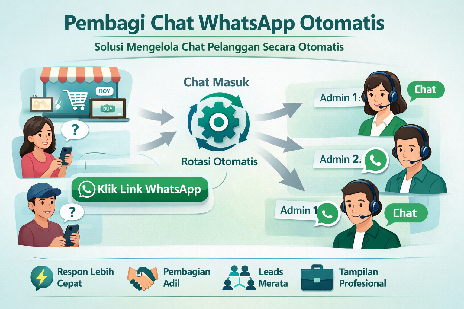 Pembagi Chat WhatsApp Otomatis