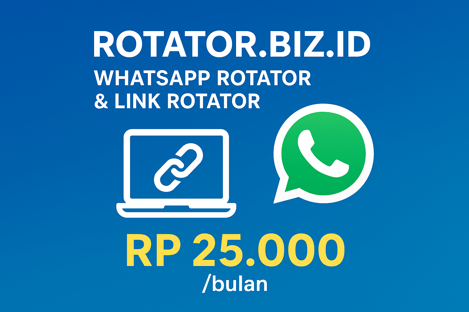 Rotator WA dan Link 25 Ribu