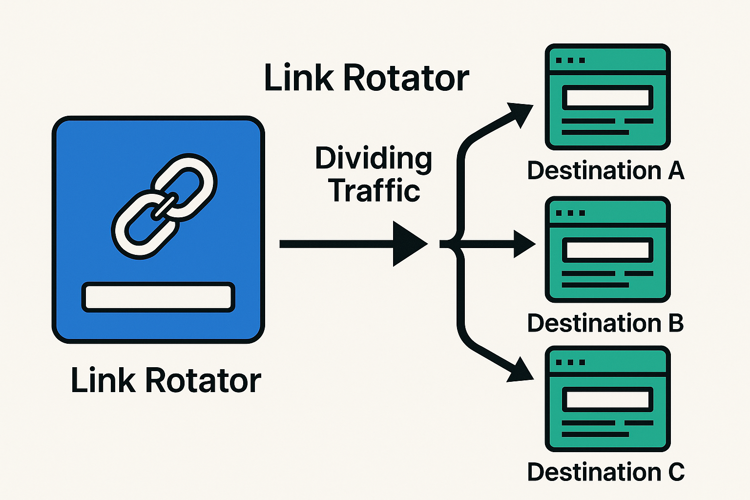 Membagi Traffic ke Beberapa Link (Link Rotator)