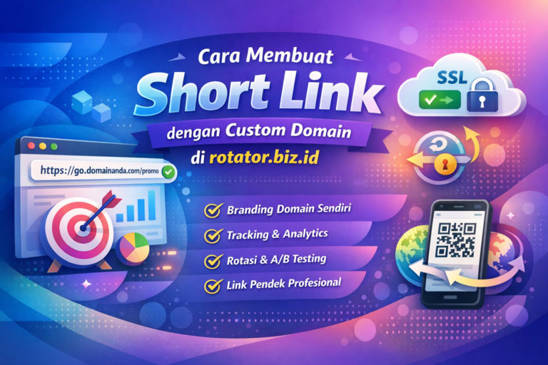Cara Membuat Short Link dengan Custom Domain