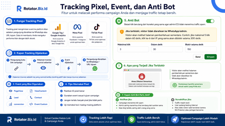 Tracking Pixel, Event, dan Anti Bot